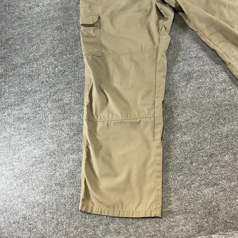 5.11 Tactical Cargo Pants Mens 40x32 Khaki Ripstop Utility Hiking Work Pants